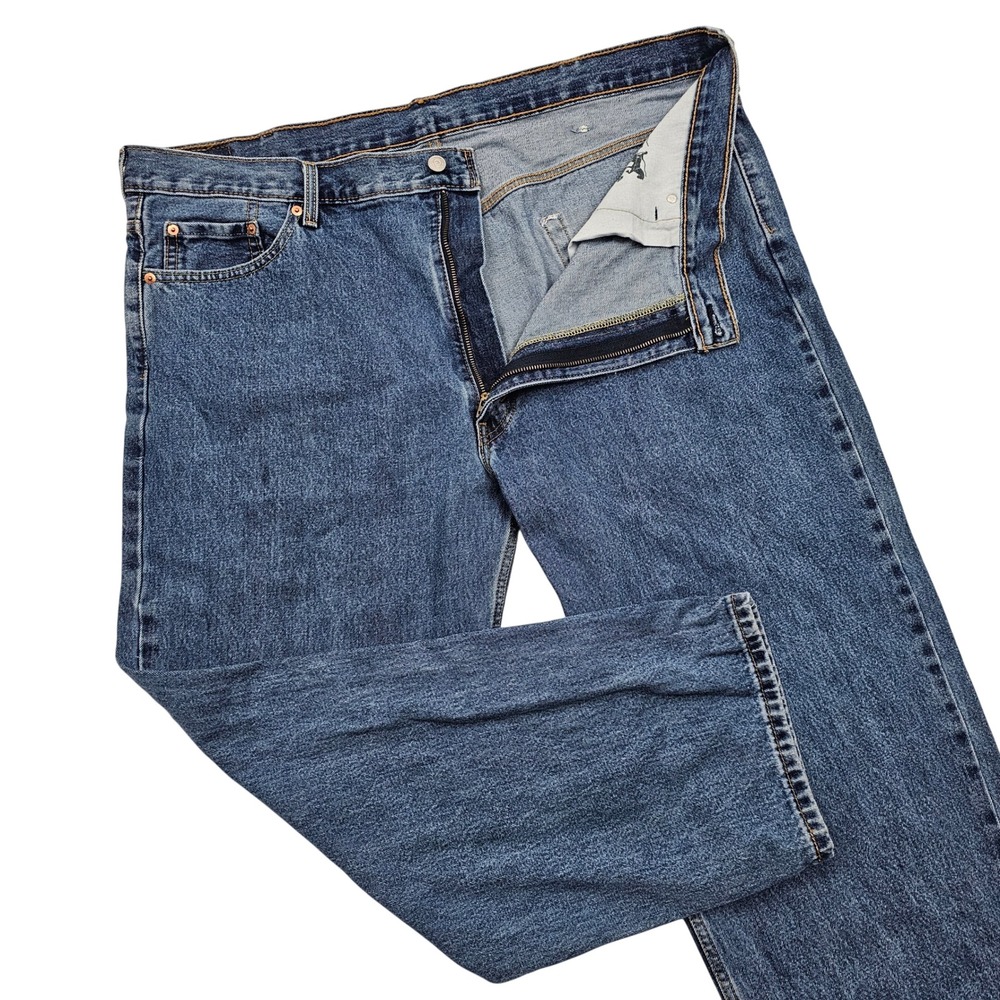 Levi's 550 Relaxed Fit Jeans Mens 44x29 (46x30) Blue Denim Cotton Classic Baggy